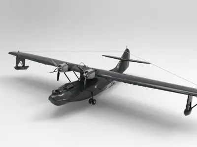 PBY-5A Catalina Free 3D model