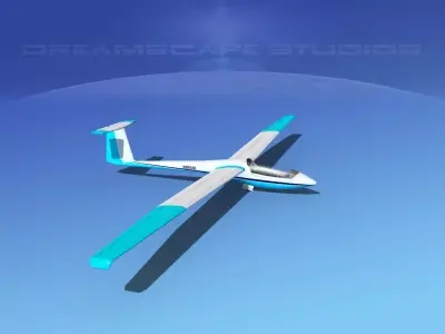 Centrair C-101 Pegase V02 Low-poly 3D model