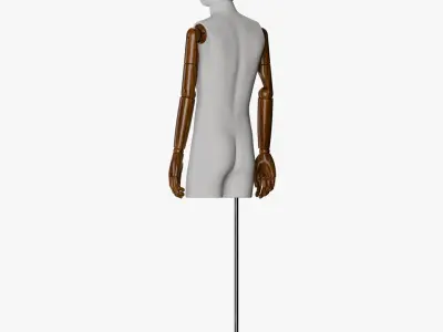 Sewing Male Mannequin 04 3D model