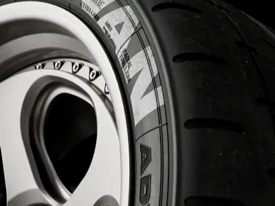 Yokohama Advan A052 315 30 ZR18 LOGOS 3D model