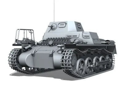 PzKpfw 1 - Panzer 1 - Collection 3D model