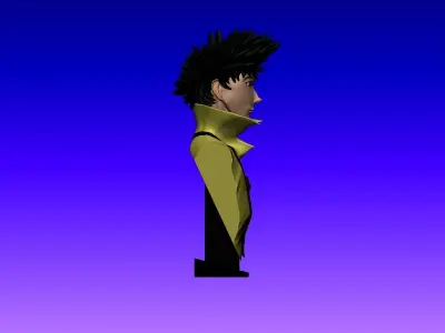 Cowboy Bebop - Spike Spiegel Bust 3D print model