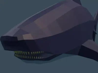 Shark Free low-poly 3D model
