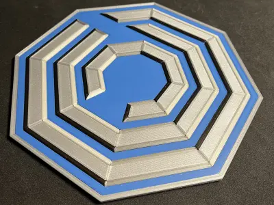Robocop OCP Logo Wall Plaque 3D print model