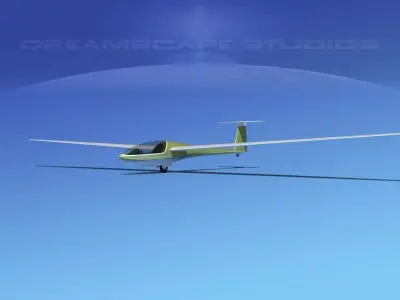 DG-400 17-Metre Motorglider V12 3D model