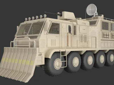 Military Truck Concept 2 3D model