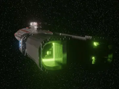 Patrol Vessel Type-21 Free low-poly 3D model