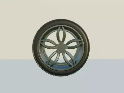 Car Tyre 3D 3D model