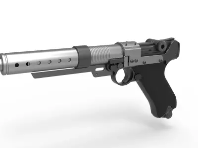 Blaster pistol A-180 from the movie Rogue One A Star Wars Story 3D model