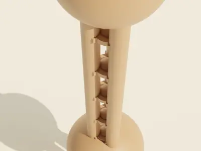 Oriental Pearl TV Tower 3D print model