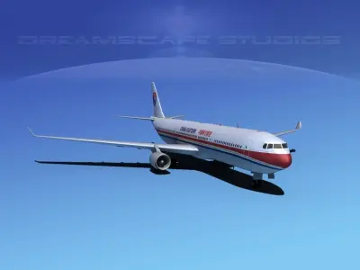 Airbus A330-300 China Eastern 3D model