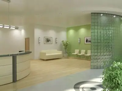 Office Waiting Room 3D model