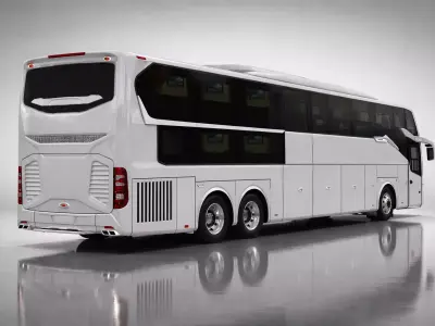 Patriot El Grande Bus 3D Model Low-poly 3D model
