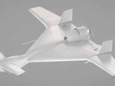 IAI Harop UAV Low-poly 3D model