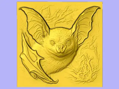 ARQUIVO STL MORCEGO 3D model