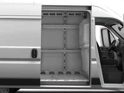 Citroen Jumper Van L2H2 HQ Interior 2023 3D model