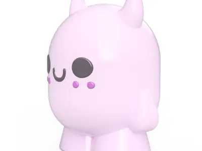 Lil Devil Art Toy Figurine STL File for Personal Commercial Use 3D print model