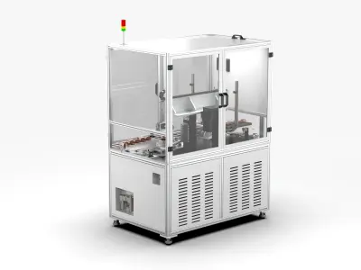 Spring and Anti-Rust Oil Assembly Machine 3D model