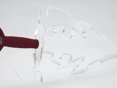 Sword of Darkness Frosted 3D model