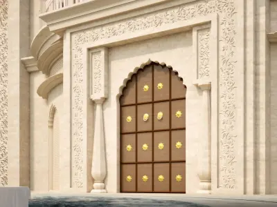 Indian architecture 3D model