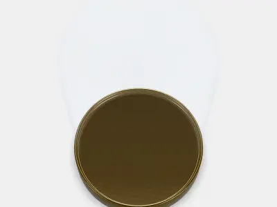 BEGAVNING Glass dome with base 3D model