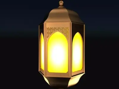 Arabian light fanoos  Free 3D model