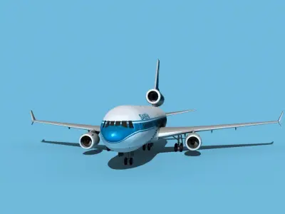 McDonnell Douglas MD-11 Sabena 2 3D model