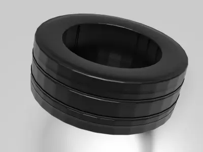 17 inch tire 3D Model Free 3D model