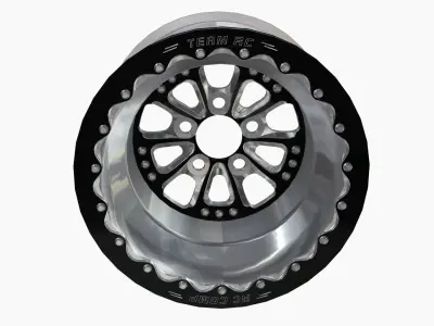 RC Components Exile Drag Rear Wheel Low-poly 3D model