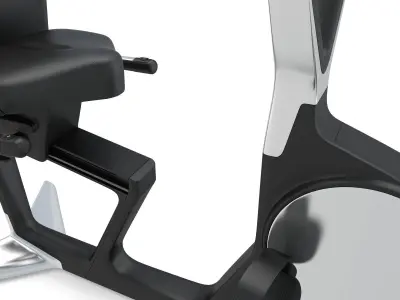 Technogym - Exercise Bike Recline Personal 3D model