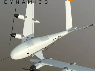 Ptero Dynamics Low-poly 3D model