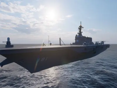 Frigate type-Warship 3D model