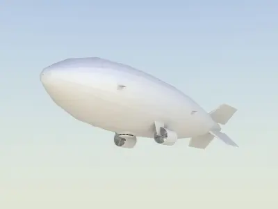 Airship Zeppelin 3D model