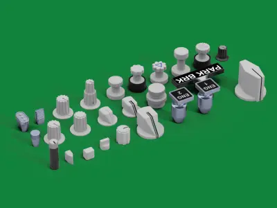 Airbus Knob 3D print model