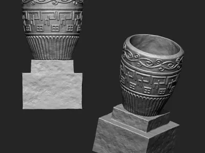Stone Objects IMM Obj Brush Pack 12 in One 3D model