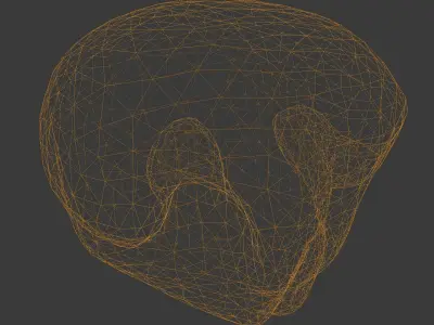 Dog Nose  Low-poly 3D model