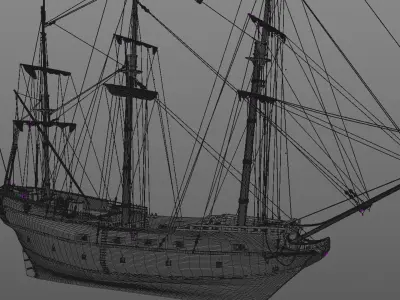 East Indian Ship 3D model