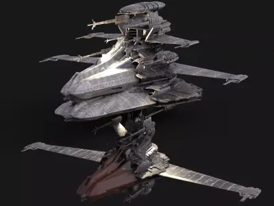 Spaceship reaper designs 2 3D model