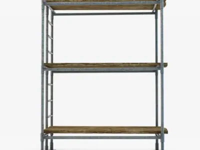 Scaffold scaffolding rack 3D model