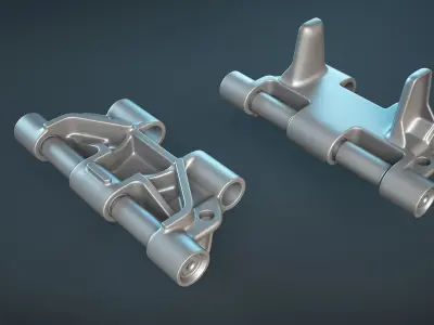 MT-LB Track RMSh High-Poly 3D model