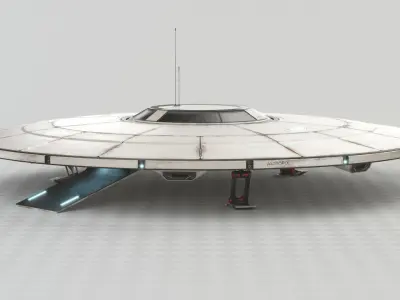 Flying Saucer 3D model get