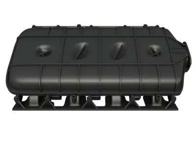 Black Car Engine Cover 3D model