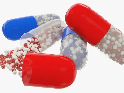 Pills Set V1 3D model