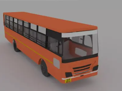 The Bus 3D model buy