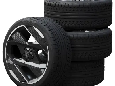 Peugeot wheels 3D model
