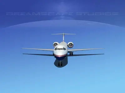 Douglas MD-80 Corporate 1 3D model