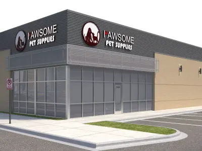 Retail-121 Retail Store A 3D model