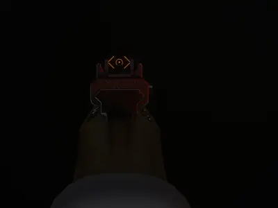 XR-62 Bullpup Railgun Low-poly 3D model