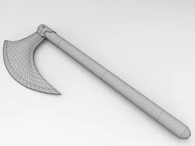 Sickle Axe 3D model