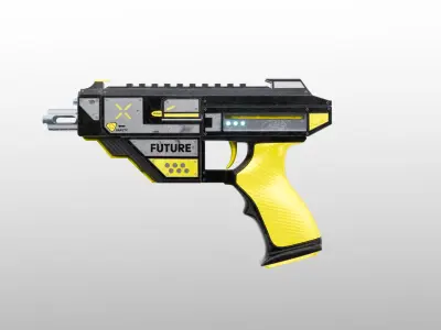 Sci-Fi Weapons Pack Low-poly 3D model